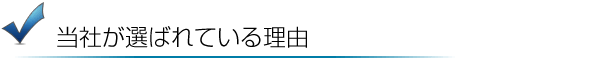 当社ウィットが選ばれている理由